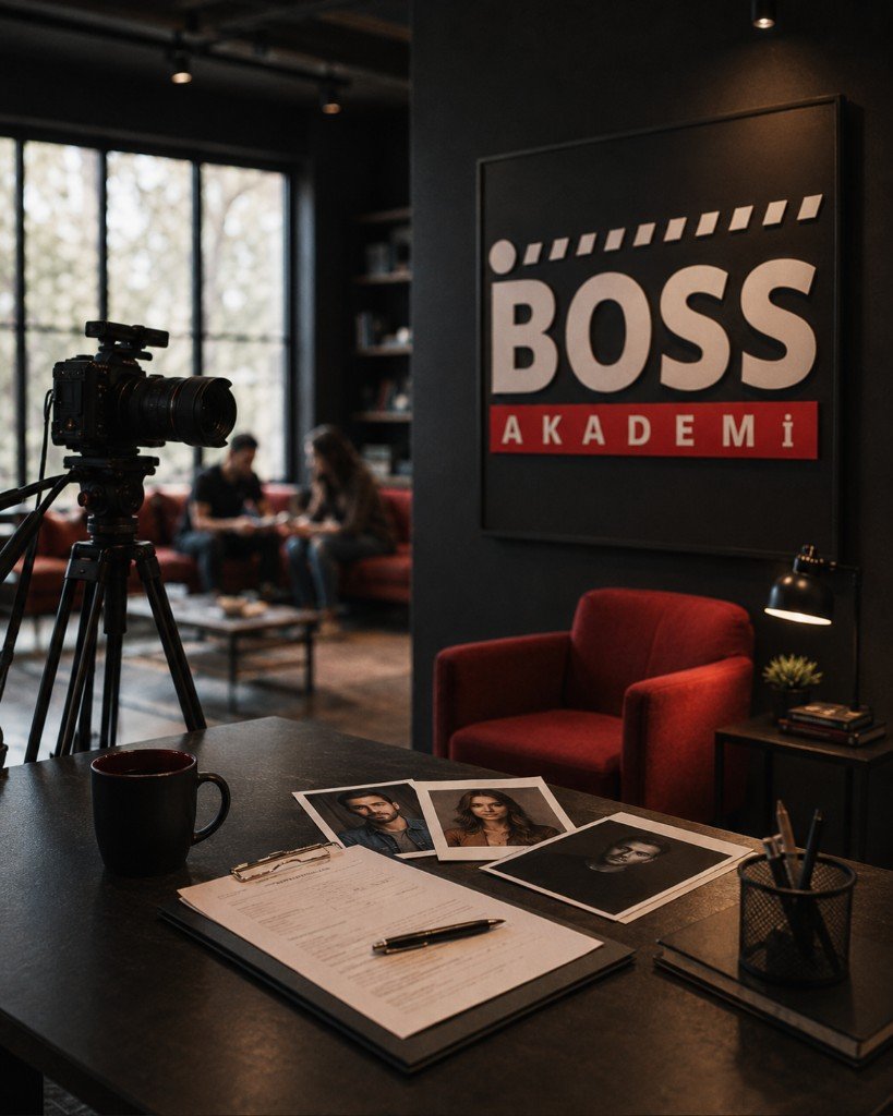 Boss Akademi stüdyo ve casting ortamı